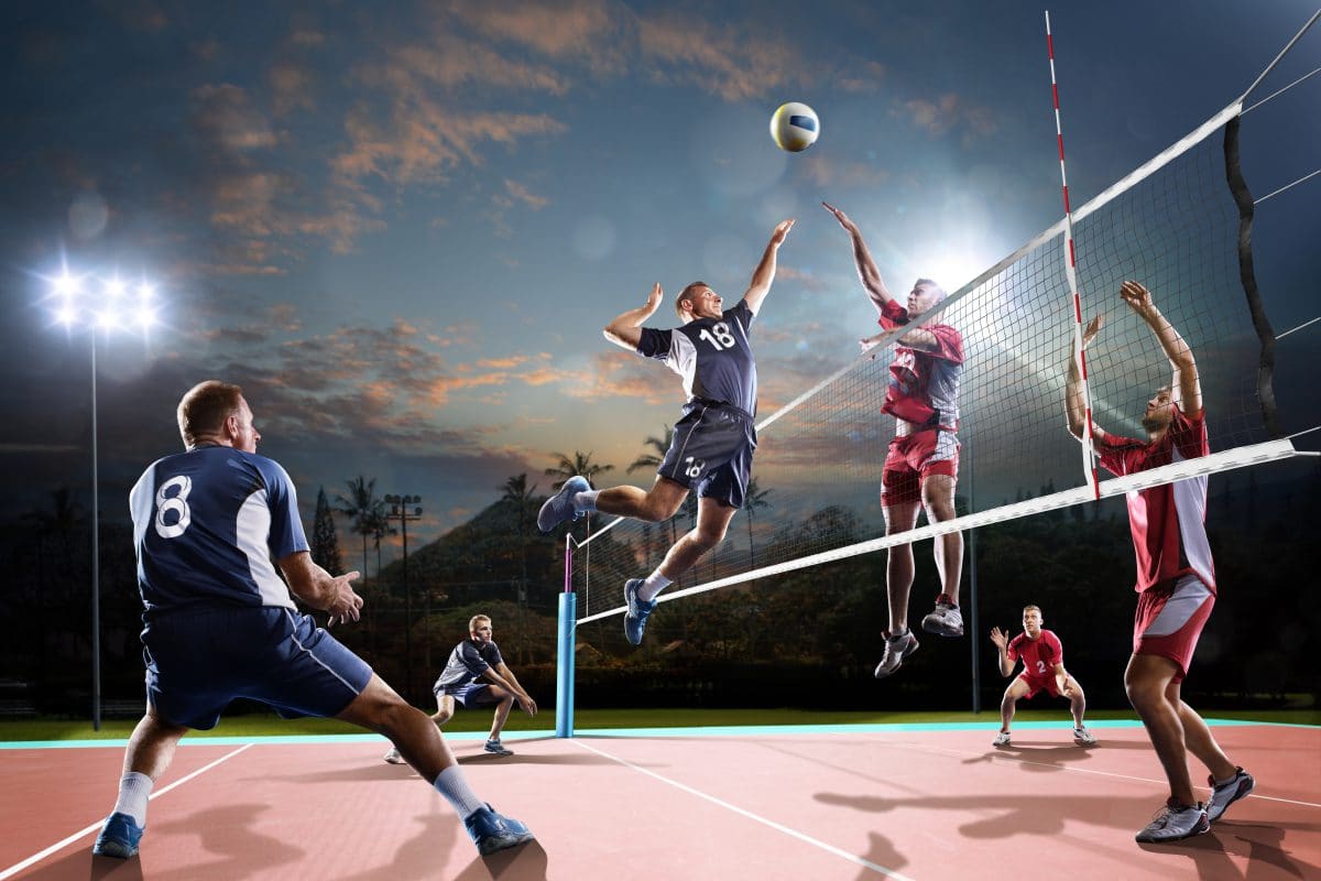 Volleyball players power training